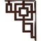 Ekena Millwork Eris Wrought Iron Bracket, (Triple center brace), Antiqued Copper 2"W x 7 1/2"D x 10"H BKTM02X07X10TERACO - alternate 5